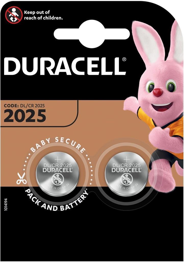 Батерия 2025 3V Duracell, DURACELL, DUR2025
