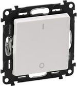 Двуполюсен ключ цвят бял Valena Life Legrand, LEGRAND, 752102