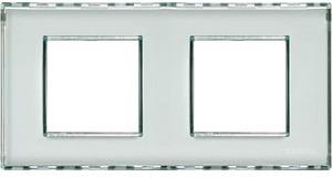 Рамка 2x2 мод. правоъгълна Kristall transparent LL Bticino, BTICINO, LND4802M2KR