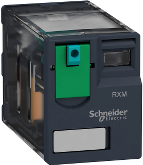Реле интерфейсно RXM 24 VDC, 10A, 3 превключващ контакт, монтаж в цокъл SE, SCHNEIDER ELECTRIC НИСКО НАПРЕЖЕНИЕ, RXM3AB1BD