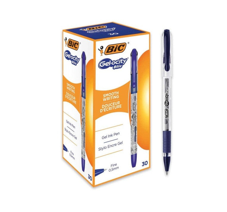 ХИМИКАЛ GELOCITY STIC ПИШЕЩ В СИН ЦВЯТ 30 БР. BIC