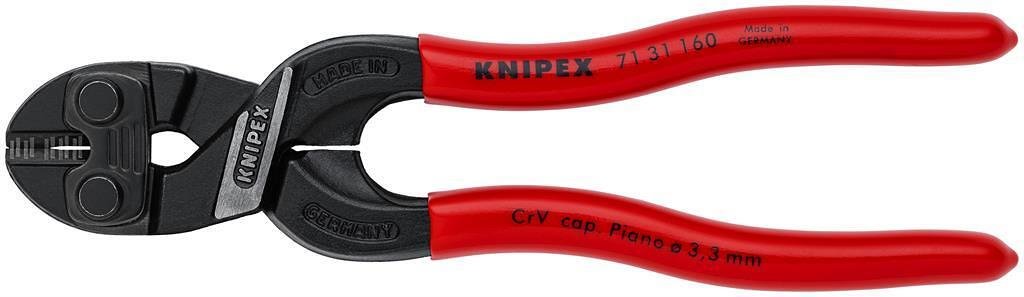 Клещи болторези CoBolt с водещ ръб, червена ръкохватка 160мм, Knipex - K7131160