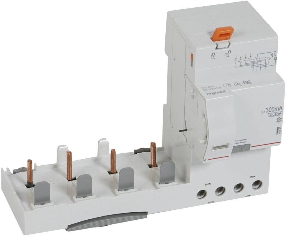 Допълнителен ДТЗ модул 4P 63A 0.300A тип F DX3 Legrand, LEGRAND НИСКО НАПРЕЖЕНИЕ, 410640