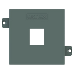 Лицев панел за 1х RJ45 Keystone 55x55 Fenix Green Commodore EKINEX, EK-KSC-1K-FVC