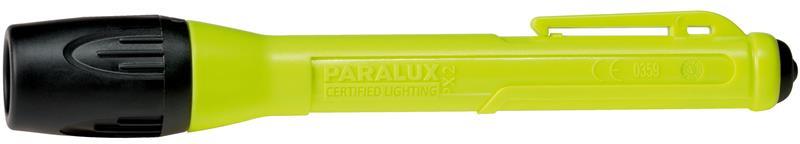 Фенер 1W LED IP68 Ex 30lm 35 метра лъч PARALUX® PX2 жълт 2хААА поликарбонат PARAT, 6901252158