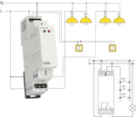 Импулсно реле, безшумно, 1c/o 16A, 12...240Vac/dc, 1DIN, Elko EP, ELKO EP, MR-41/UNI
