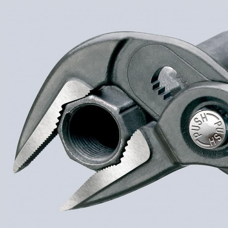 Клещи раздвижени Cobra ES, червена ръкохватка 250мм, Knipex - K8751250