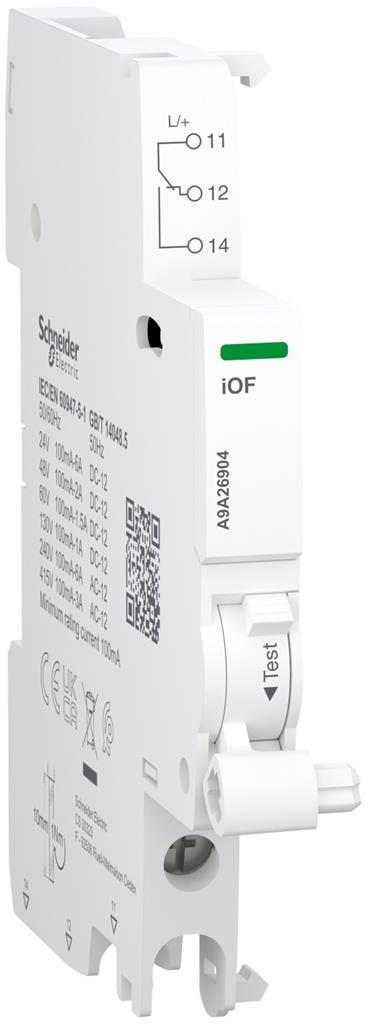 Помощен контакт Acti 9 iC60 индикация състояние OF 1CO 1...6A SE, SCHNEIDER ELECTRIC НИСКО НАПРЕЖЕНИЕ, A9A26904