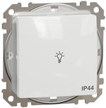 Бутон със символ "лампа" IP44 цвят Бял Sedna SE, SCHNEIDER ELECTRIC, SDD211132