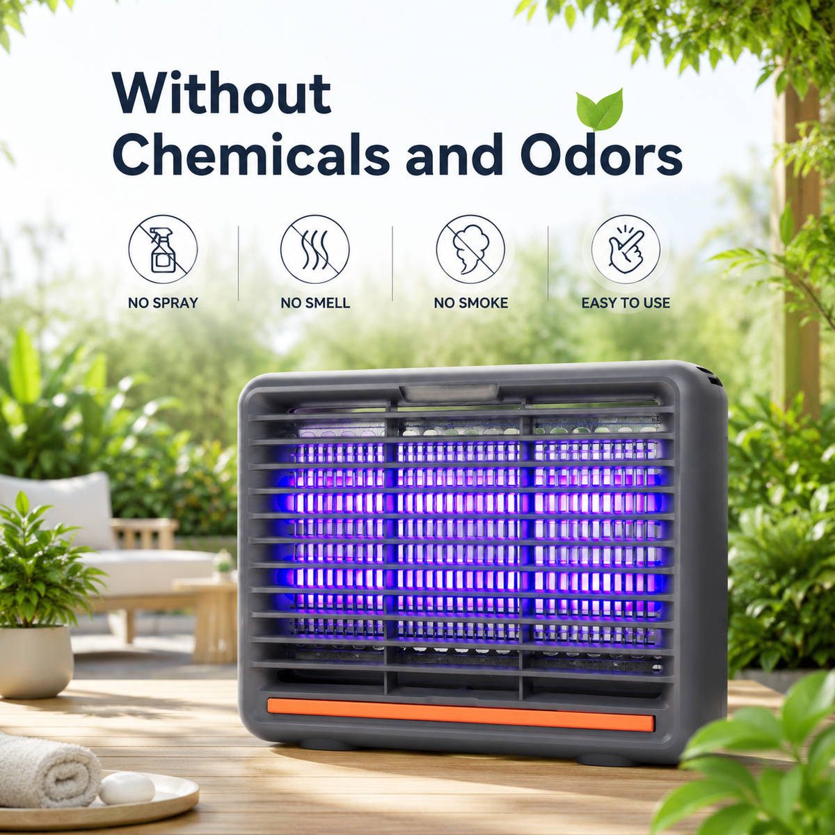 Електрическа LED лампа против насекоми Lumio MKE002 – 6W, 1400V, до 50 м²