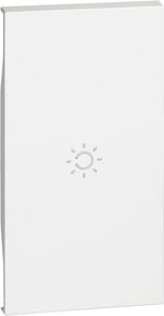 Лицев панел за ключ със символ "осветление" 2 мод. цвят Бял Living Now Bticino, BTICINO, KW01M2A