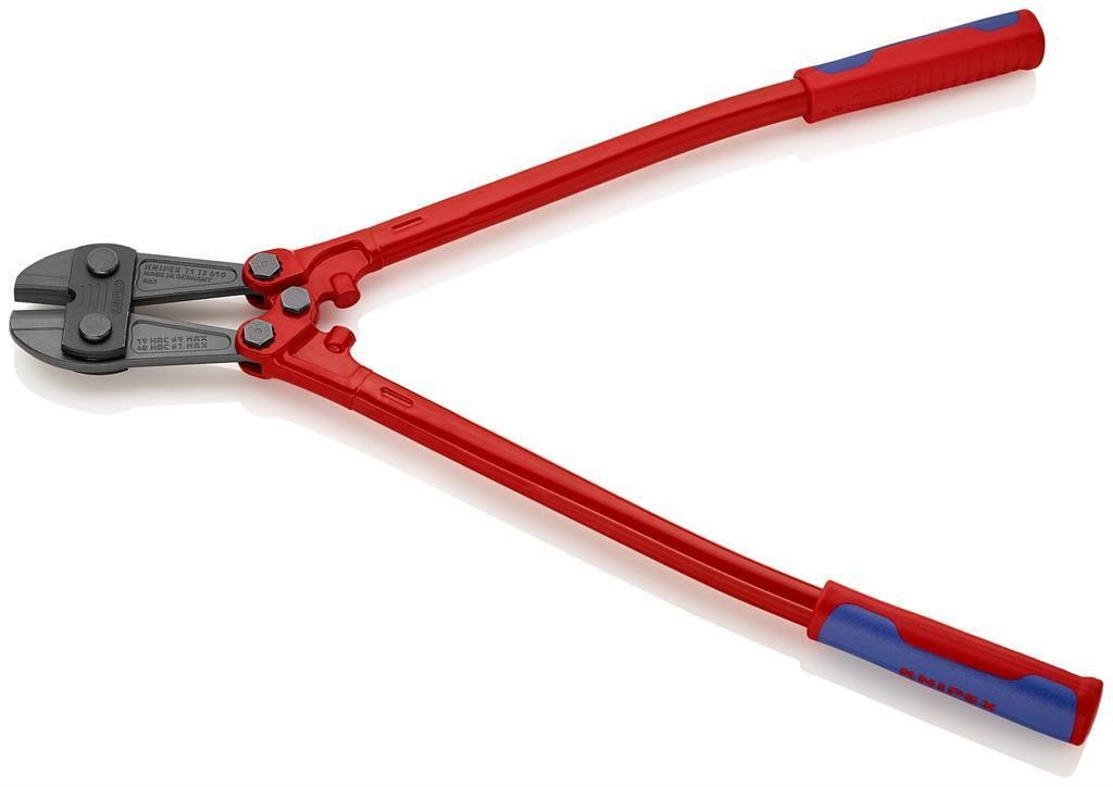 Ножици за рязане на арматура, синьо-червена ръкохватка 610мм, Knipex - K7172610
