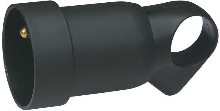 Куплунг черен 2P+T 16A френски с ринг Legrand, LEGRAND, 50429