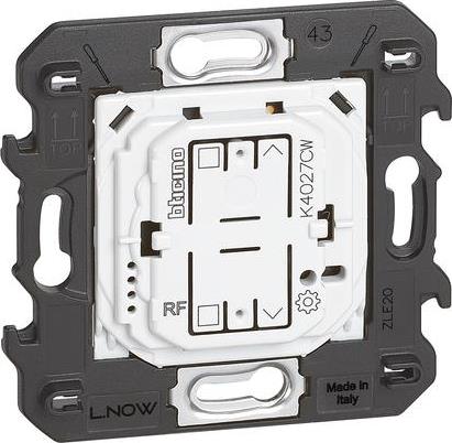 Ключ за щори Smart 2 мод. БЕЗжичен подвижен LNow Bticino с Netatmo, NETATMO с LEGRAND & BTICINO, K4027CW