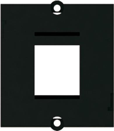Модул CM за 1х Keystone, цвят Черен, Bachmann, BACHMANN, B917.001