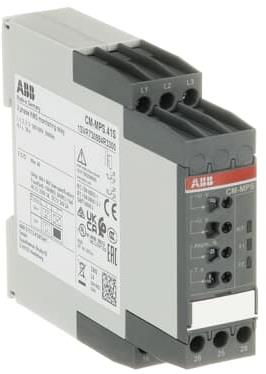 Реле за контрол на фази, последователност, CM-MPS, 2c/o, L1-L2-L3=300...500Vac ABB, 1SVR730884R3300