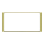Рамка 2х 80x80 Flank FF Metal Brass EKINEX, KNX, EK-FL2-GBC