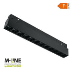 Линейна магнитна лампа за релсова система M-LINE, черна, 12 W, 960 lm, 4000 K, DPM, MTL-SPL-12W-B