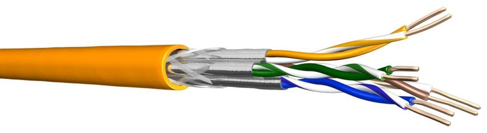 Кабел Cat.7 S/FTP LSZH Eca жълт – 500m UC900 Draka, DRAKA, PG60011603
