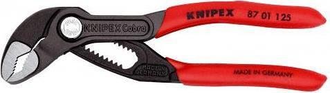Клещи раздвижени Cobra, червена ръкохватка 125мм, Knipex - K8701125