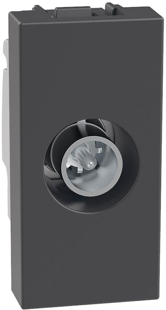 Розетка TV тип коаксиал 1 мод. цвят Графит Light Now Bticino, BTICINO, YD4202D