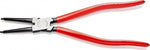 Зегер клещи, Ø85-140мм, червена ръкохватка 320мм, Knipex - K4411J4