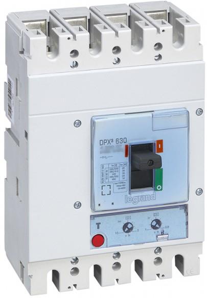 Автомат DPX3 630 TM 4P 630A 36кA регулируем (In x 0.8...1) Legrand, LEGRAND НИСКО НАПРЕЖЕНИЕ, 422009