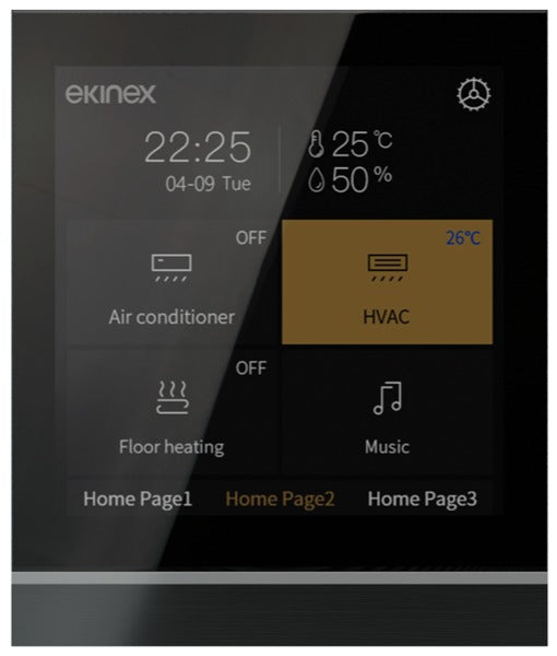 Пулт за управление 4" Touch & Control KNX EKINEX, EK-EI2-TP-4