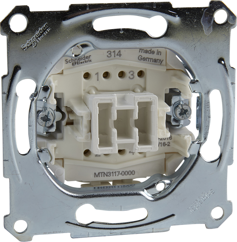 Кръстат ключ 10А Merten SE, SCHNEIDER ELECTRIC, MTN3117-0000
