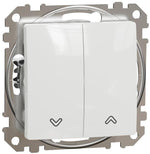 Бутон за щори цвят Бял Sedna SE, SCHNEIDER ELECTRIC, SDD111114