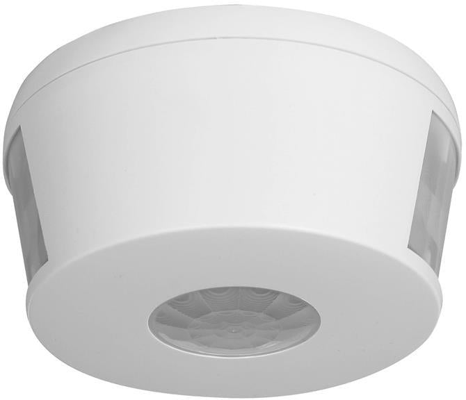 Датчик за движение PIR, за открит монтаж на таван, 360°, обхват 30 x 5m @ h=2.2m, IP20, цвят Бял Commel, COMMEL, C311-161