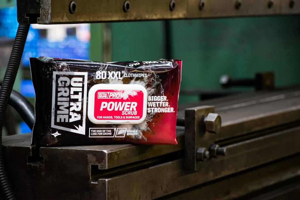 Мокри кърпи абразивни UltraGrime PRO Power Scrub 80бр. с размер 38х25см в пакет, ULTRA GRIME, U5920