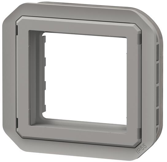 Адаптер за Mosaic 45x45мм без капак механизъм цвят Сив IP55 Plexo New Legrand, LEGRAND, 69582L