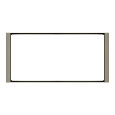 Рамка 2х 80x80 Flank FF Metal Nickel EKINEX, EK-FL2-GBR