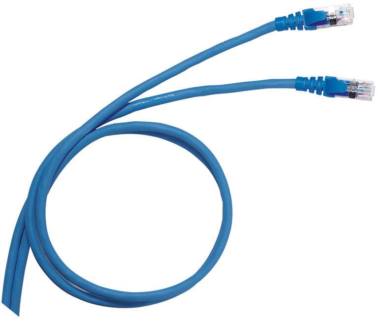 Корда Cat.6 U/UTP PVC синя – 1m LCS3 Legrand, LEGRAND, 51772
