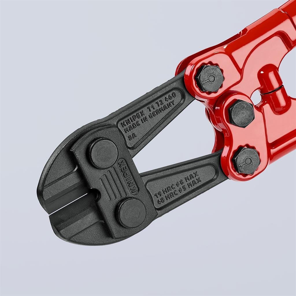 Ножици за рязане на арматура, синьо-червена ръкохватка 460мм, Knipex - K7172460