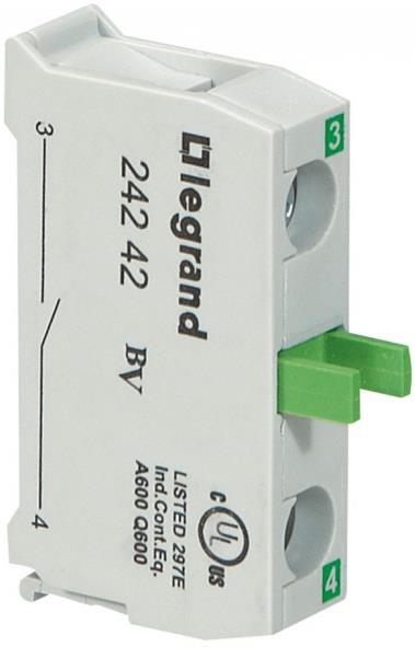 Контактен блок 1NO винтови клеми Osmoz Legrand, LEGRAND НИСКО НАПРЕЖЕНИЕ, 24242