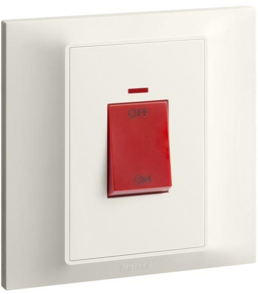 Бойлерен ключ 45А с индикация цвят Крем Belanko S Legrand, LEGRAND, 617876
