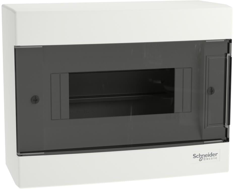Табло за открит монтаж 8 мод. Easy 9 EU с прозрачна врата и Н и РЕ клеми SE, SCHNEIDER ELECTRIC НИСКО НАПРЕЖЕНИЕ, EZ9EUC108