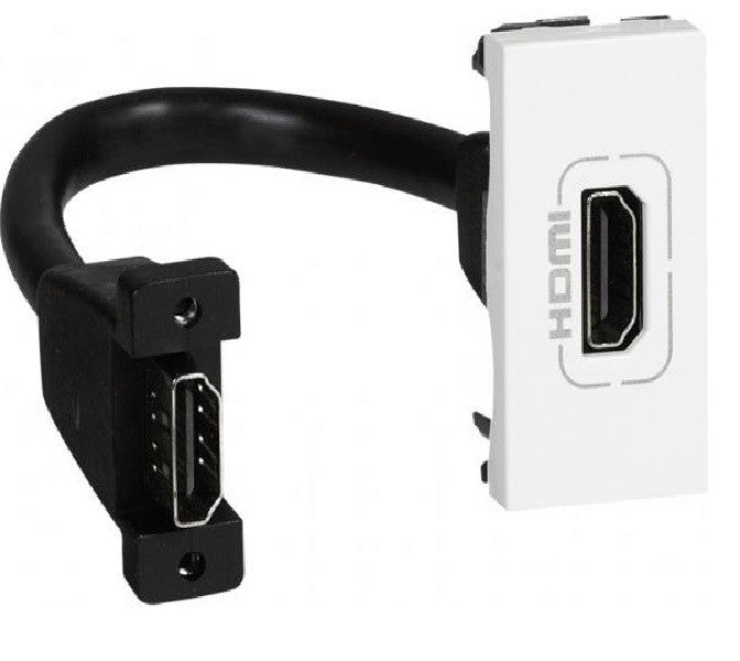HDMI РОЗЕТКА 1 МОД. MOSAIC LEGRAND - БЯЛО