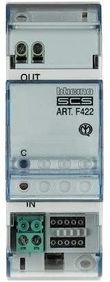 Интерфейс SCS-SCS 2DIN BUS My Home Bticino, BTICINO, F422