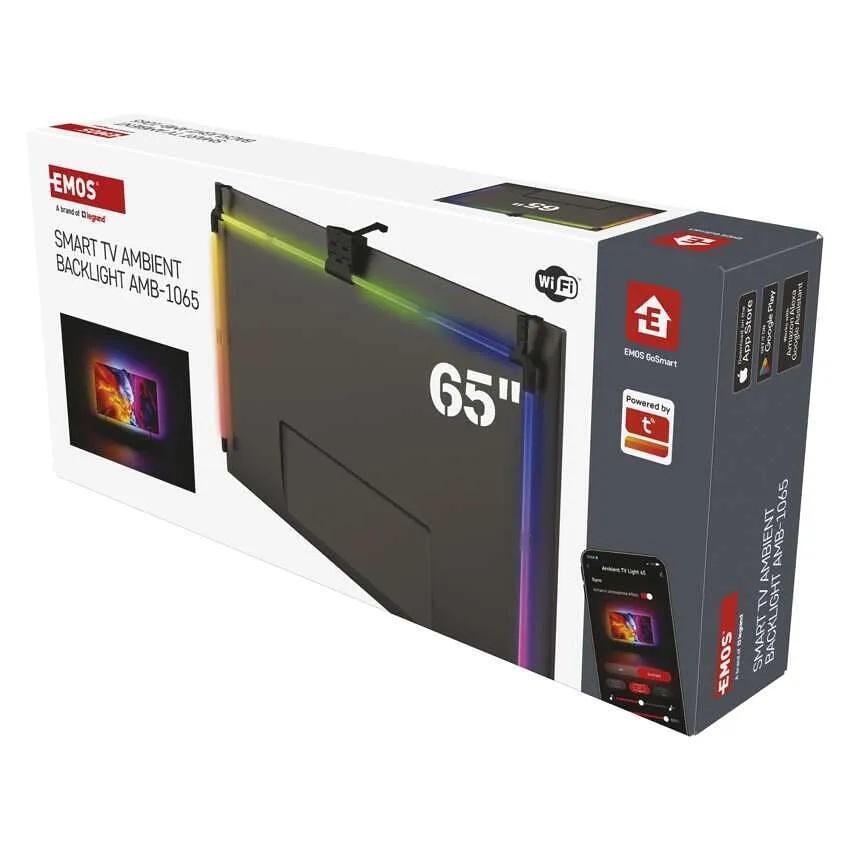 Лента LED 24W RGBIC 610lm Ambient TV65" с контролер Wi-Fi GoSmart EMOS