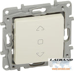 LEGRAND - 764611 NILOE Ключ за щори 3 позиции за директен контрол над мотора КРЕМ