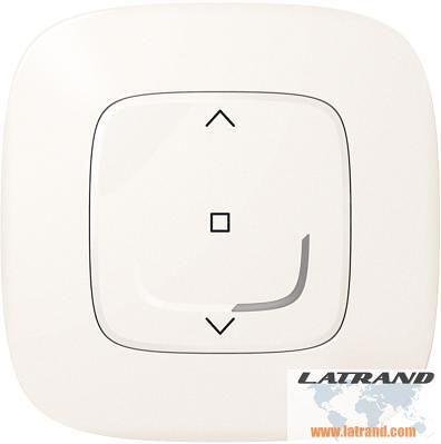 Ключ за щори жичен Smart, ИЗИСКВА НЕУТРАЛА, Valena Allure Перла с рамка Legrand с Netatmo - 752990