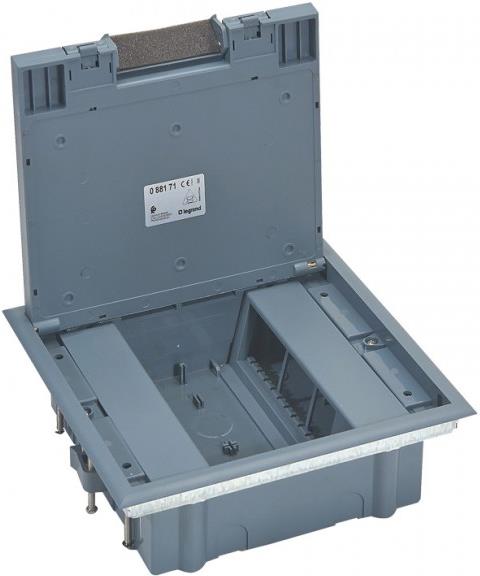 Подова кутия 12 модула ECOBOX с капак за вертикален монтаж на механизми Legrand, LEGRAND, 88171