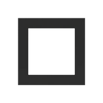 Рамка 1х 55x55 FF/Linea71 Fenix Black Ingo EKINEX, EK-PQG-FNI