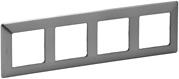Рамка 4х цвят Инокс Valena Life Legrand, LEGRAND, 754154