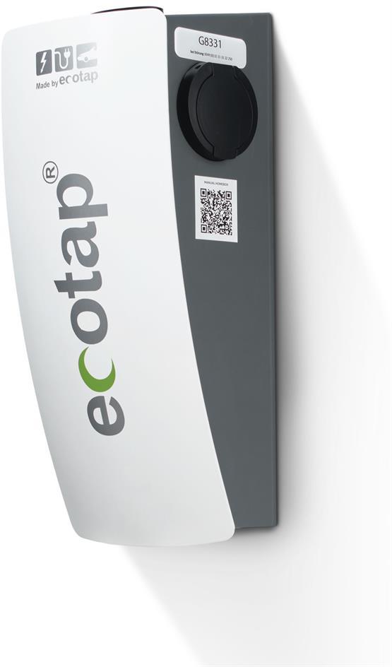 Зарядна станция за стена Homebox 22.1 kW, 3P 32A, с контакт Type 2, IP54 IK10, RFID 4G, Ecotap, Зарядни станции за електромобили, 785040