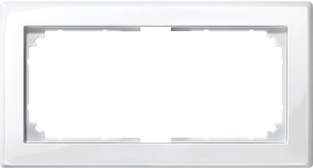 Рамка 2х вертикална KNX цвят Полярно бял System M Merten SE, 478819