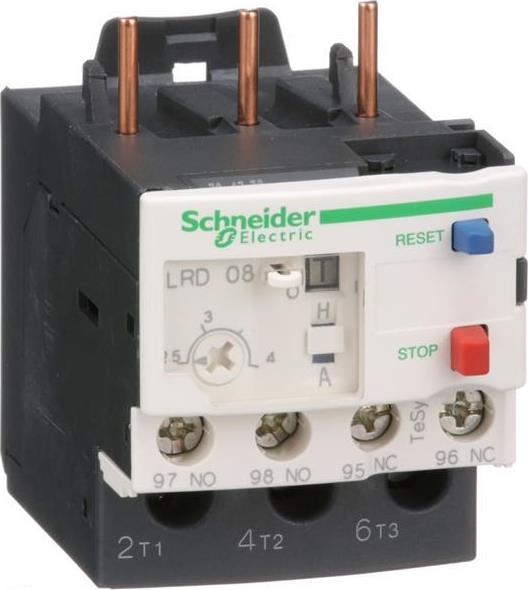 Термична защита TeSys D 2.5...4A 1NO-1NC SE, SCHNEIDER ELECTRIC НИСКО НАПРЕЖЕНИЕ, LRD08
